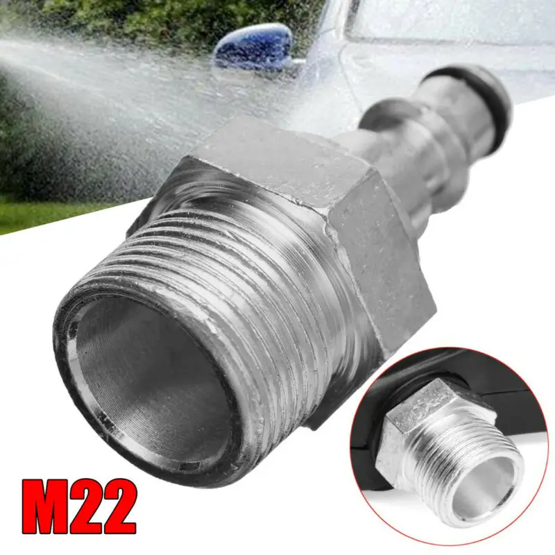 

14*12*9mm Hose Fitting Adapter For Lavor Garden Pressure Quick Release To M14/M22 Washer Wear-Resistant Durable