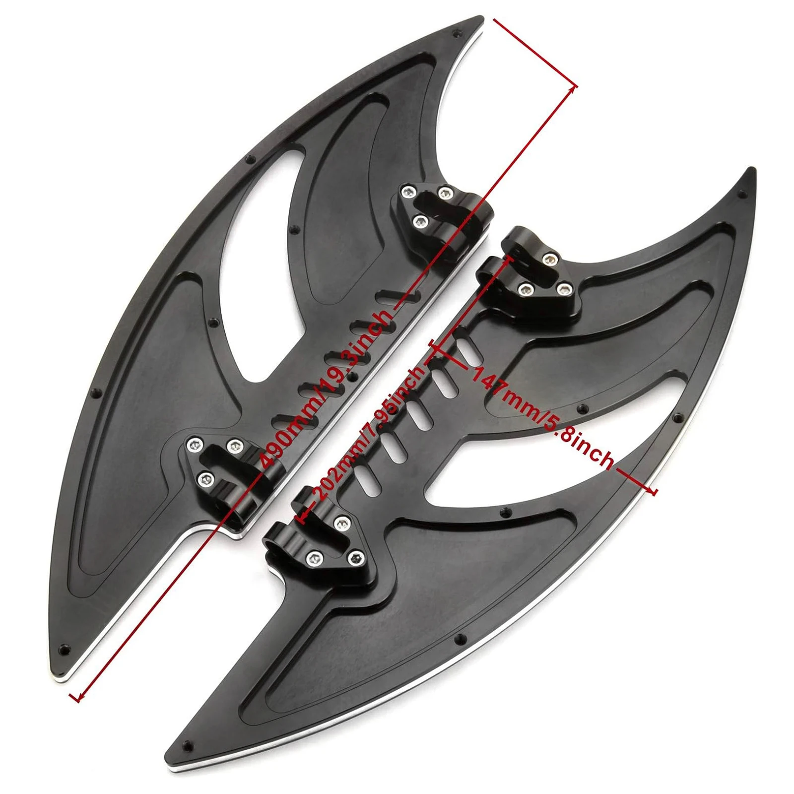 Фото Напольные доски Blalck для harley Touring, черные шоссейные колки Blade Street Glide FLHX CVO, рычаги переключения передач, тормоза Electra №2