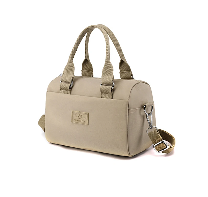 Versatile and trendy single shoulder crossbody bag, nylon waterproof and wear-resistant commuting portable handbag, fashionable