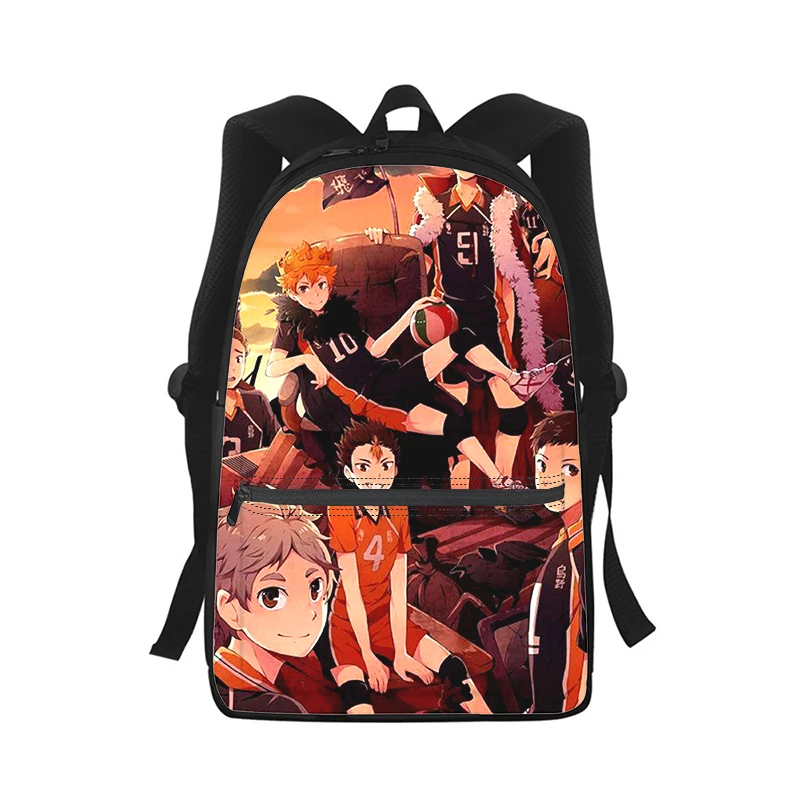Anime Haikyuu Men Women Backpack 3D Print Fashion Student School Bag Laptop Backpack Kids Travel Shoulder Bag
