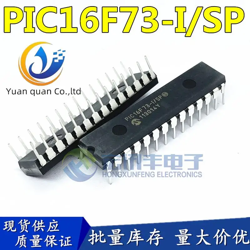 

10pcs original new PIC16F73-I/SP PIC16F73 DIP-28 8-bit microcontroller MCU