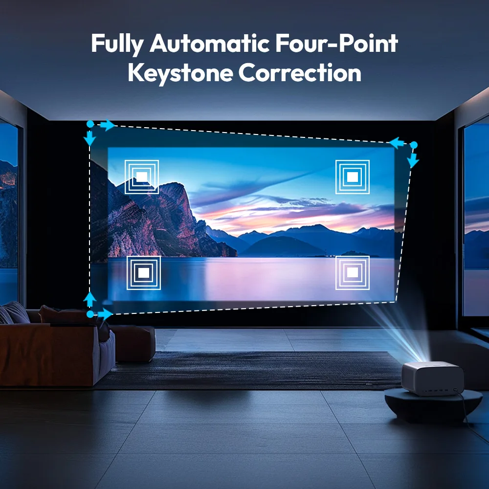 VEVSHAO A18 4K портативный светодиодный WIFI 1080P Android Smart 3D видео фильм задний проектор для