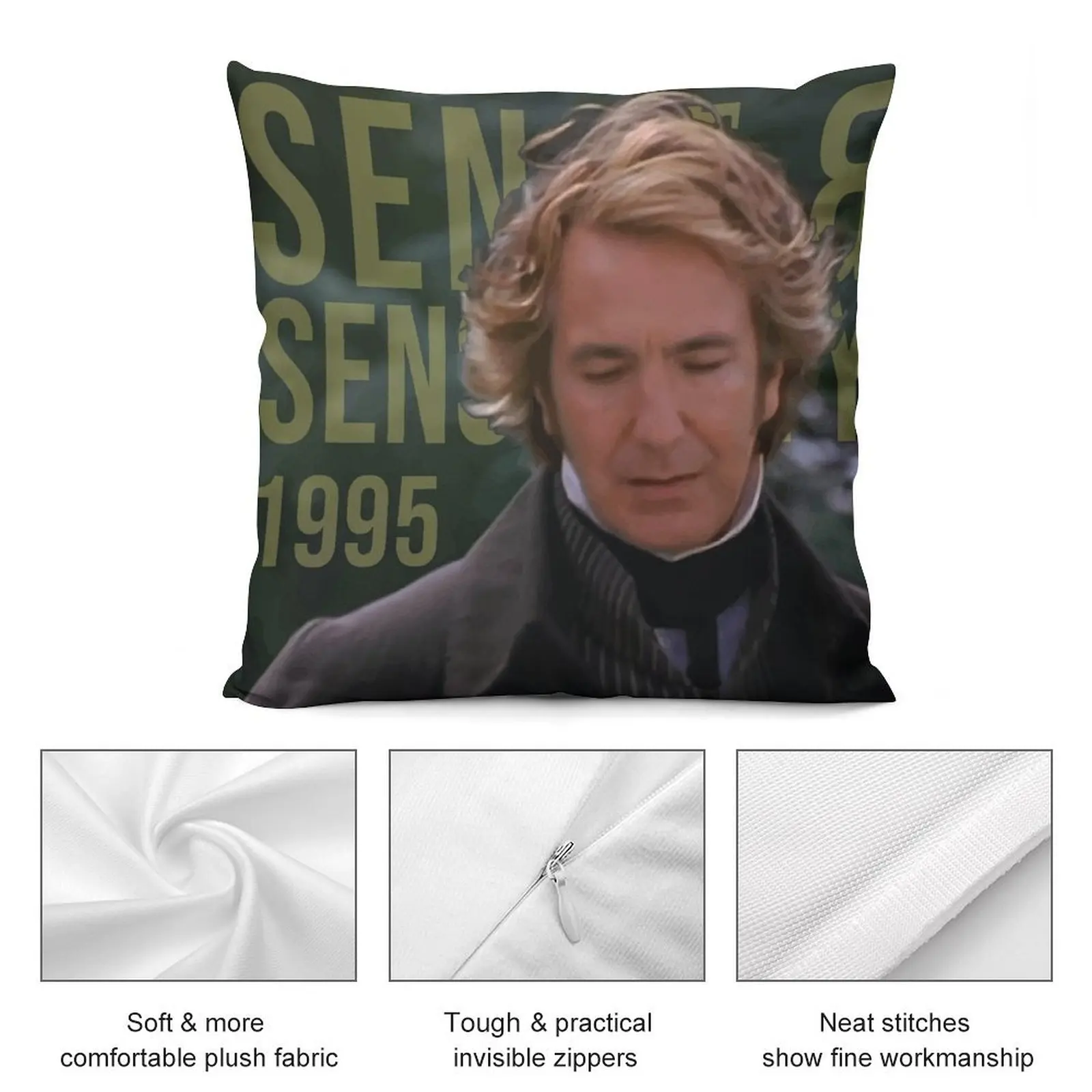 Полковник Брэндон - Алан Рикман (Sense and Sensibility 1995) V2 Декоративная подушка Детская