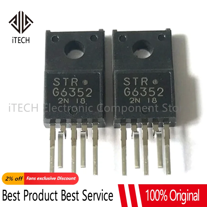 5pcs G6352 TO-220F STRG6352 STR-G6352
