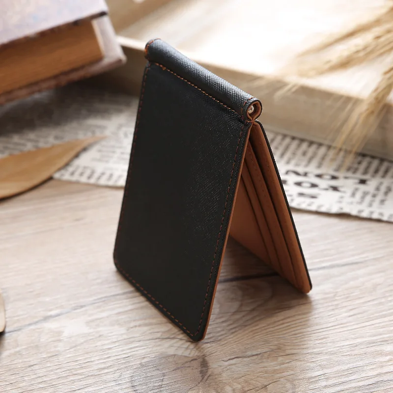 

Мужской кошелек из кожи, тонкий кошелек для мужчин, дизайнерский кошелек для мелочи в долларах, короткие мужские бумажники из искусственной...