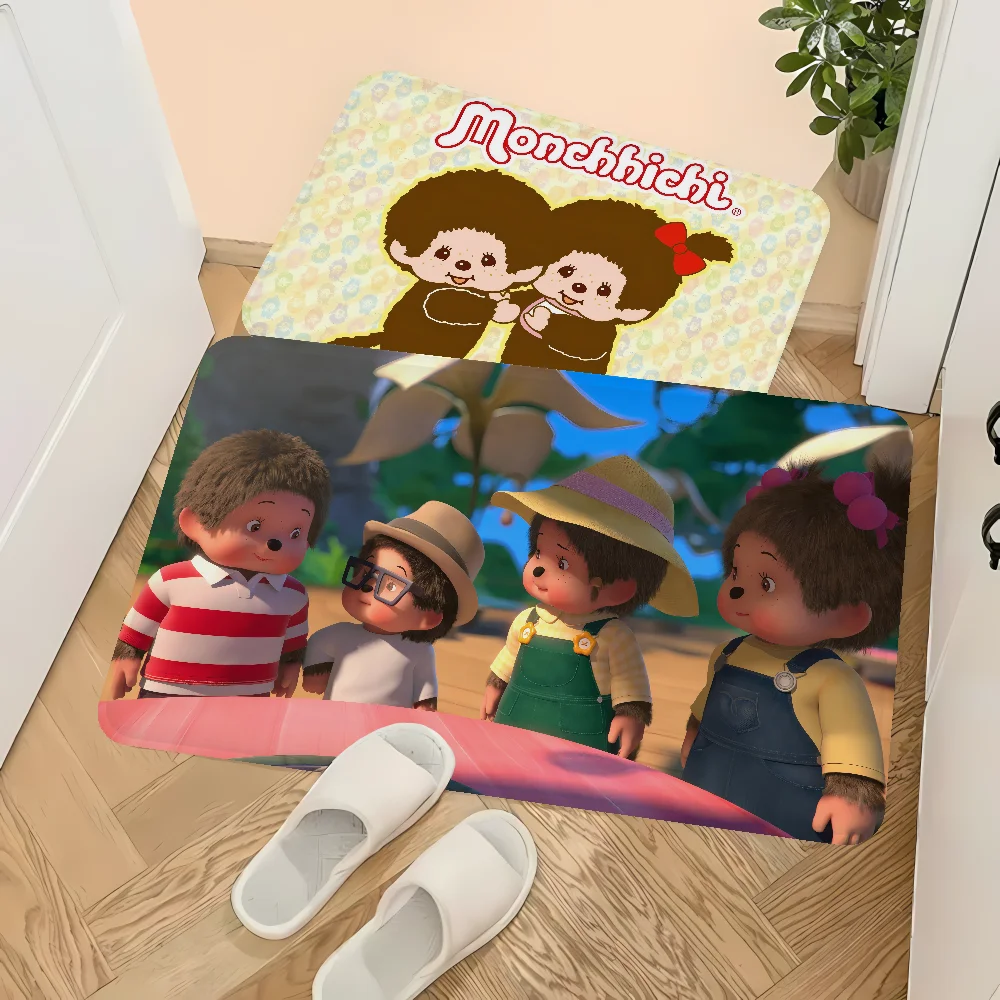 Противоскользящий Ковер Из Полиэстера В Современном Стиле M-monchhichi Для Гостиной