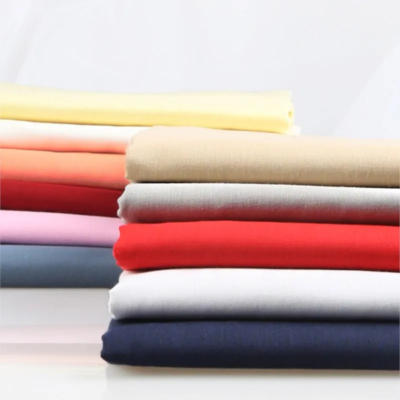 Хлопчатобумажная ткань чистая одежда однотонная подкладка черная ханьфу