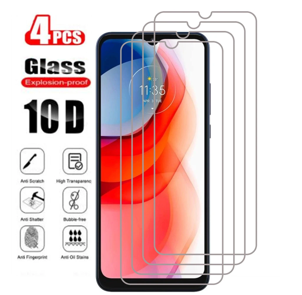 

4Pcs 11D Tempered Glass For Motorola Moto G Play 2021 Fast Pro Power Stylus G9 G8 Plus Lite G7 G6 G5S G5 Screen Protector Film