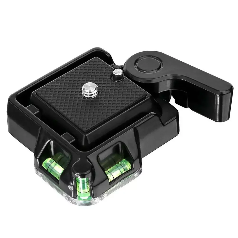 

Camcorder Tripod Monopod Ball Head Quick Release Plate Holder for DSLR Cam Solve and Release the Camera Quickly