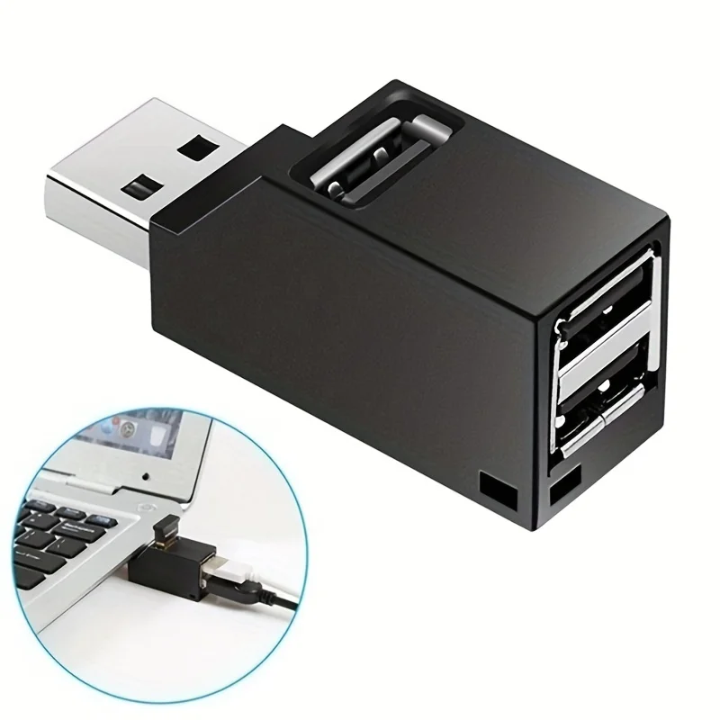 

3-Port USB 3.0 Hub Adapter: Perfect Birthday/Easter/Gift For Boys & Girlfriends