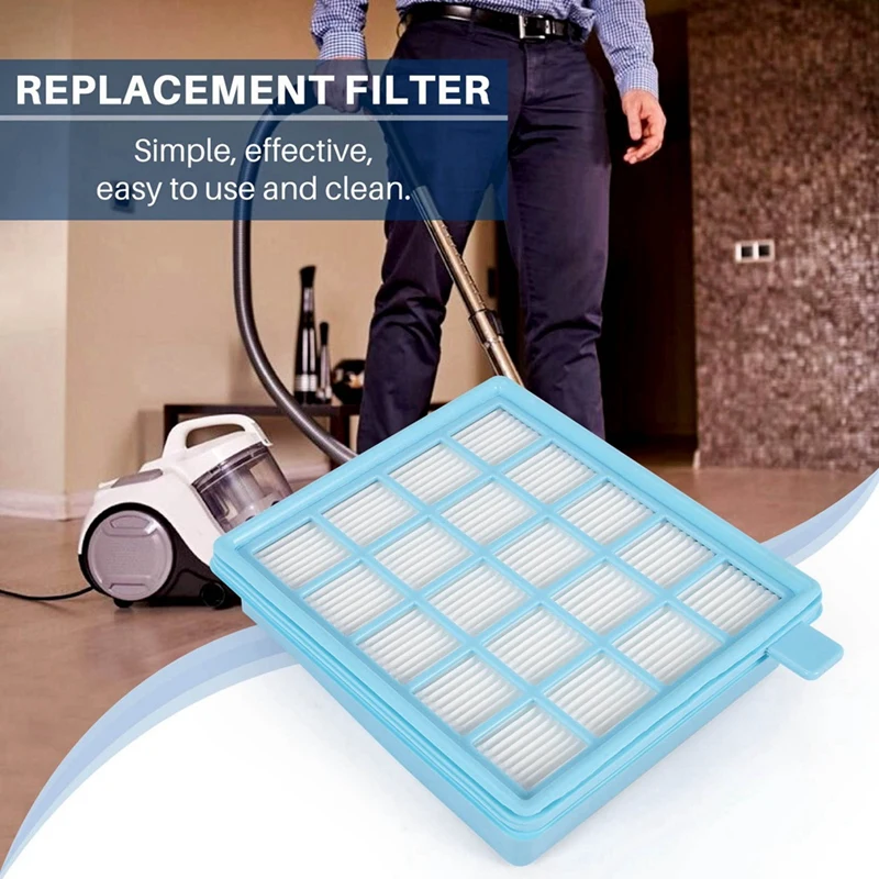 20Pcs/Lot Filter Mesh HEPA FILTER BUFFALO-MISTRAL For Vacuum Cleaner FC8515 FC8516 FC8517 FC8518FC8470 FC8471