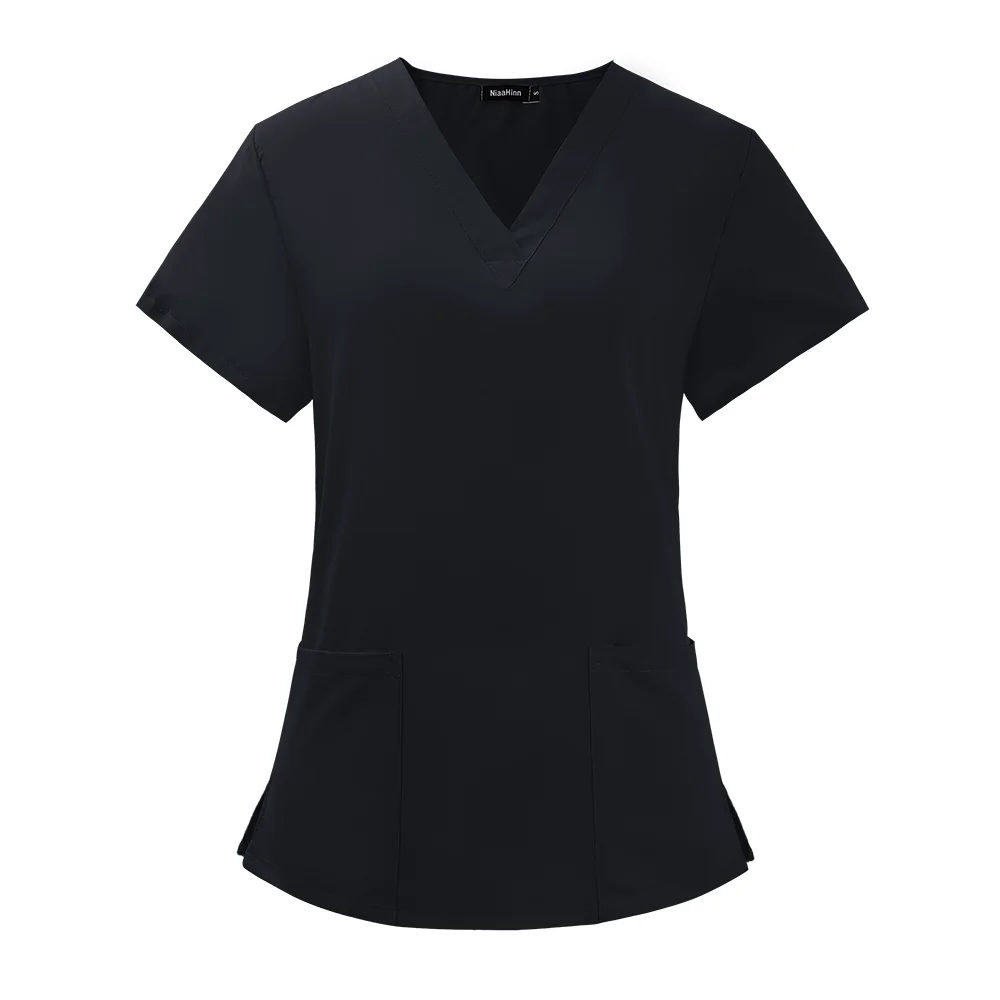 Футболка женская с V-образным вырезом и карманами дышащая | Тематическая одежда