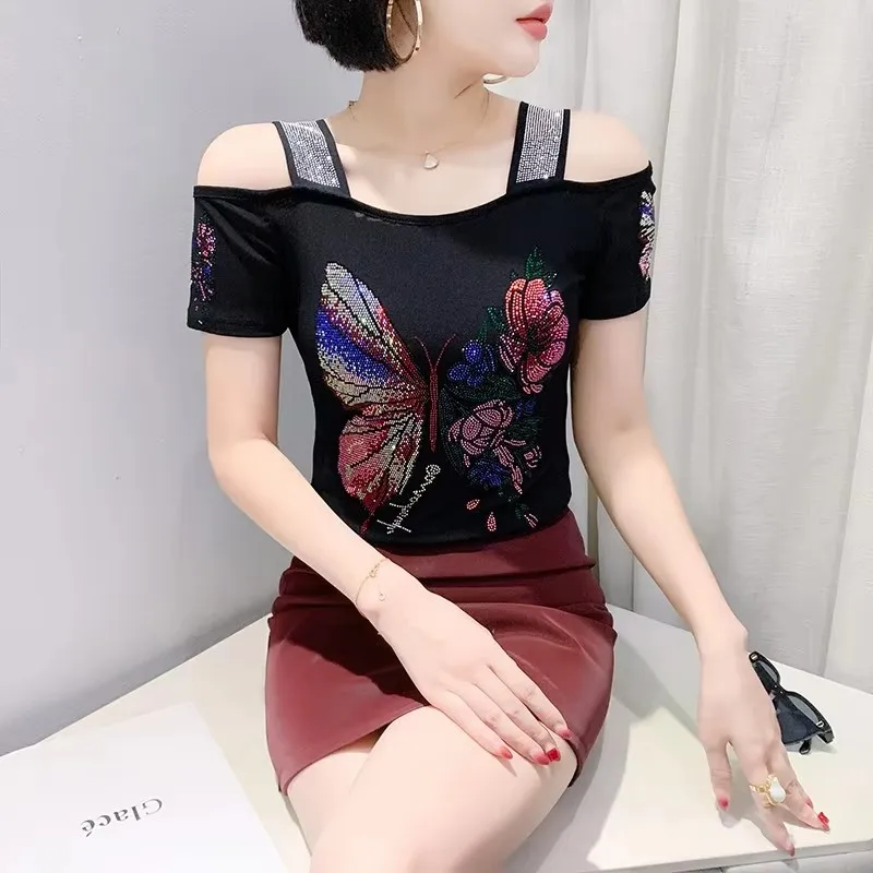 Летняя европейская одежда футболка женские новые топы с короткими рукавами