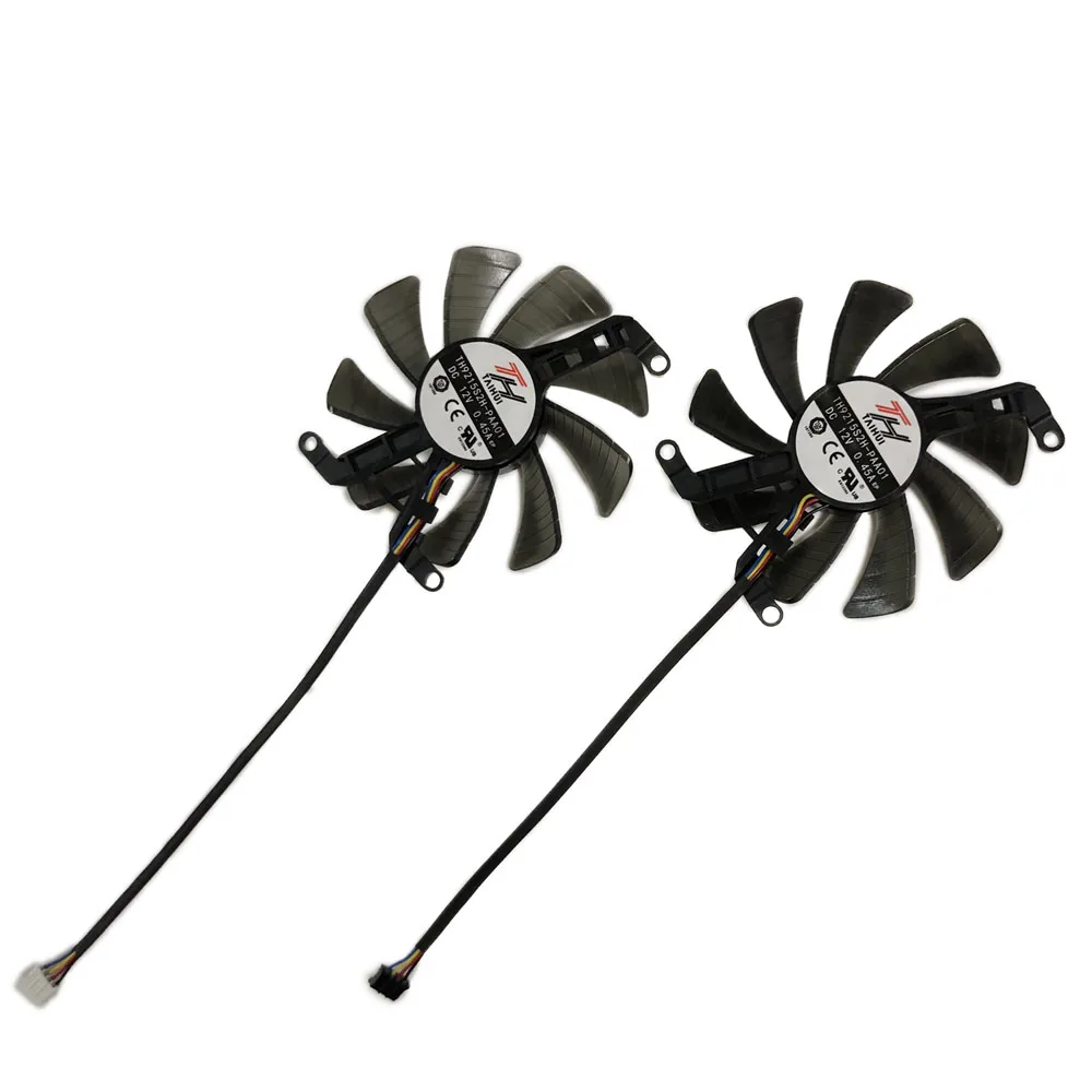

2Pcs/Set FY09015M12LPA TH9215S2H-PAA Graphics Card Fan For JIESHUO RTX 3060ti RTX3060Ti 8G VGA GPU Video Replace