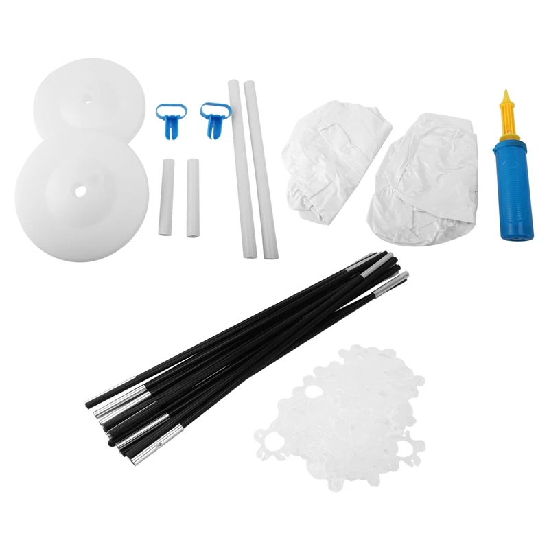 

Balloon Arch Kit, 9FT Tall & 10Ft Wide Adjustable Balloon Stand Set with Water Fillable Base ,50Pcs Balloon Clips