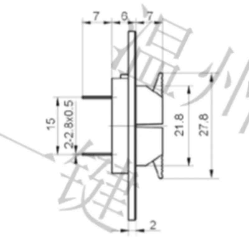 10 шт. WP2-4 2-полосные разъемы для динамиков серии WP с одной красной и черной кнопкой