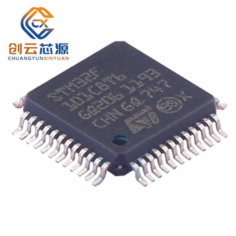 

1pcs New 100% Original STM32F101C8T6 Integrated Circuits Operational Amplifier Single Chip Microcomputer LQFP-48