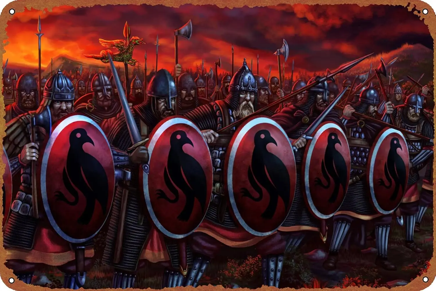 Плакат Varangian Guard забавная новинка металлическая жестяная вывеска ретро настенный