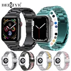 Браслет из нержавеющей стали для Apple Watch Series 7 6 SE 5 4 3 45 мм 41 мм 40 мм 44 мм