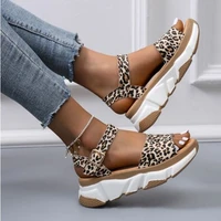 new womens sandals womens high heels sandal thick bottom casual shoes ladies leisure summer wedges sandals beach shoes