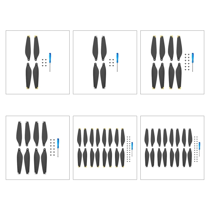 

2023 New For Mini 3 Propeller Replacement Props Wing Fans Spare Parts for Mini 3 Drones Accessories