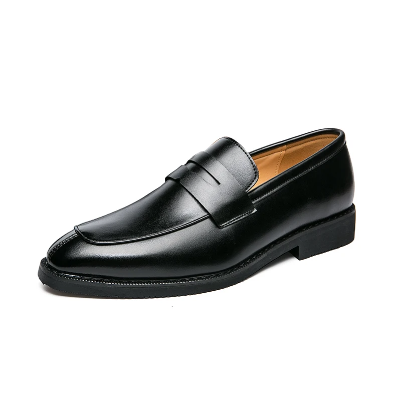 

Foreign Trade Male Plus US Size 14 Slip On Flat Casual Formal Shoes Men Oxford Outsole Genuine Leather Loafer Dress Shoes