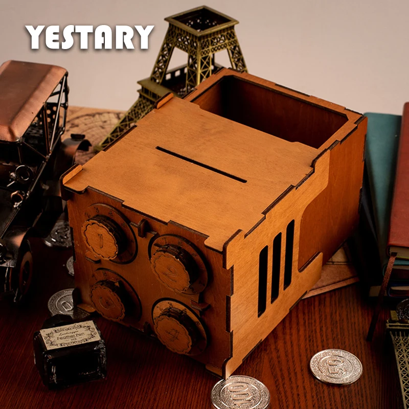 

Деревянный 3D-пазл YESTARY с паролем, головоломка для мозга, игрушка, таинственная коробка, настольная игра, очень сложный пазл для взрослых и детей, подарок