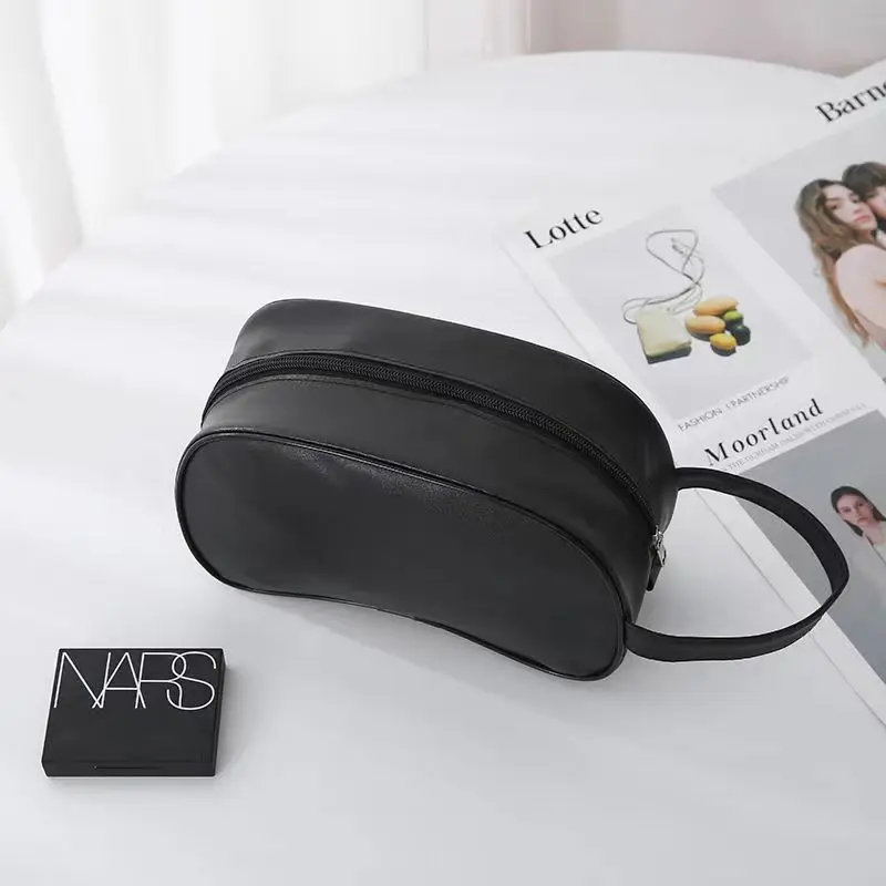 

PU Women's Bag 2023 Trend Corduroy Travel Cosmetic Bag Portable Makeup Storage Bag Purses Women Large Capacity Zipper Make Up