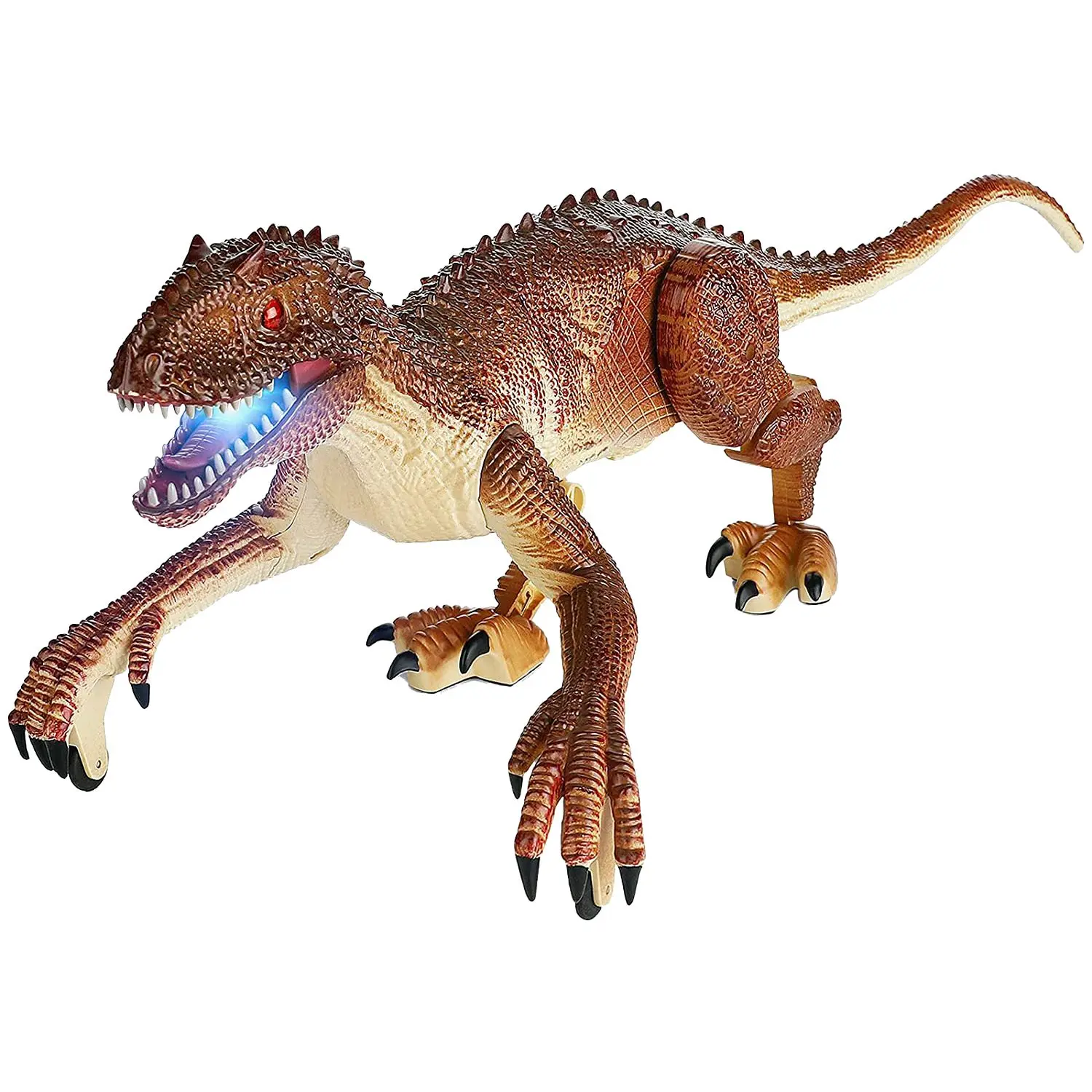 

Динозавр с дистанционным управлением, игрушки динозавров с дистанционным управлением для детей, имитация Велоцираптора, электронные детск...