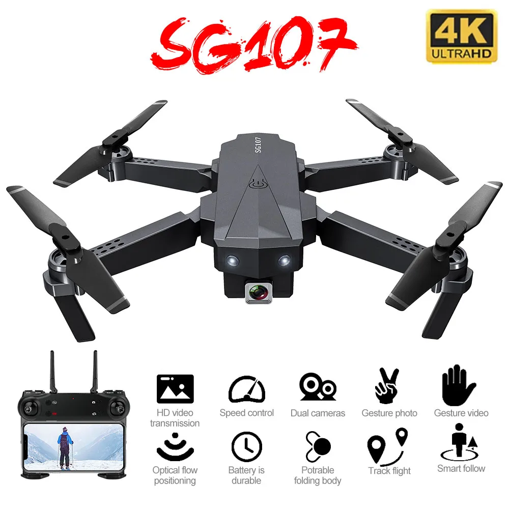 

ZLL SG107 мини-Дрон 4K GPS профессиональный HD Двойная камера FPV Квадрокоптер оптический поток 50X зум времени дроны VS SG108 L900 Pro SE