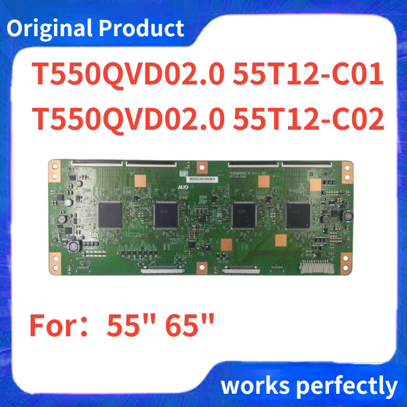 

Original For KD-65X9000A KD-55X9000A logic board T550QVD02.0 Ctrl BD 55T12-C01 T550QVD02.0 55T12-C02
