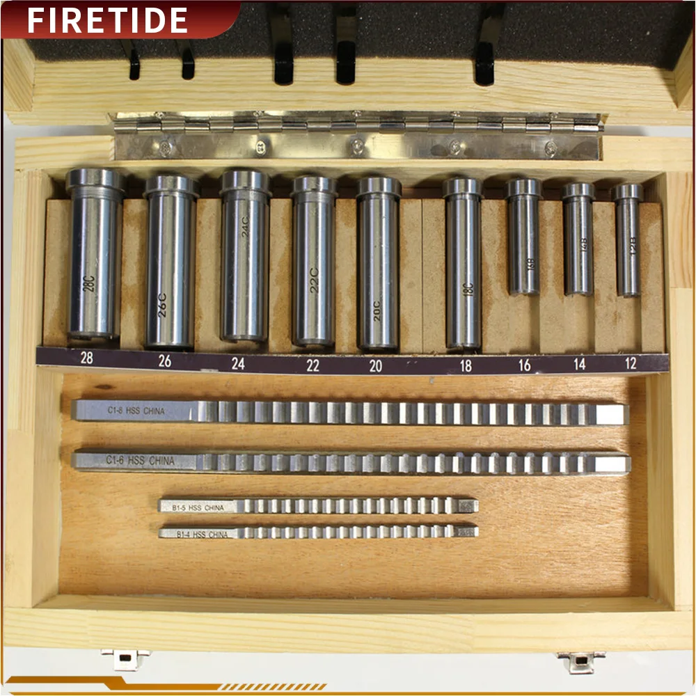 

Наборы протяжек для шпоночных каналов 18 шт.