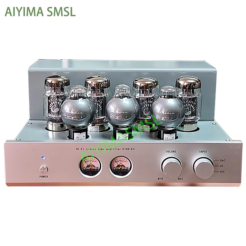 Фото AIYIMA SMSL 45 Вт 2,0 вокальный трубчатый усилитель kt88 6H8C CV181 6SN7 нажимной вакуумный трубчатый усилитель Handbuilt HiFi вакуумный трубчатый усилитель ауди... №3