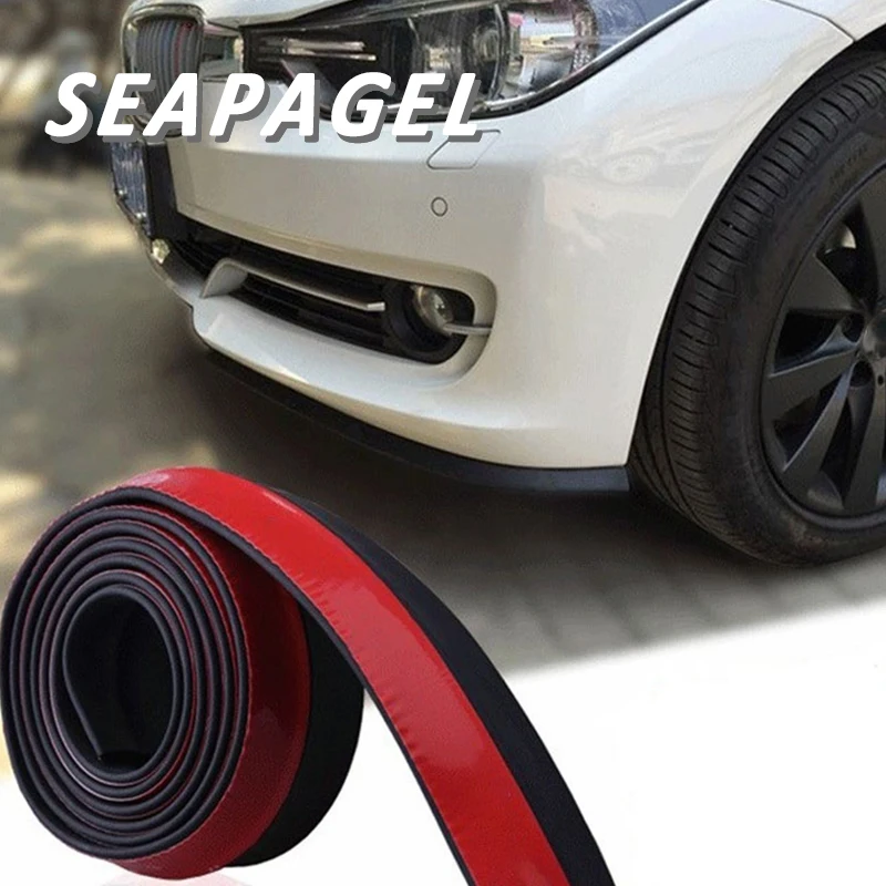 Передний спойлер бампера губы автомобильный бампер Защита губ декоративные