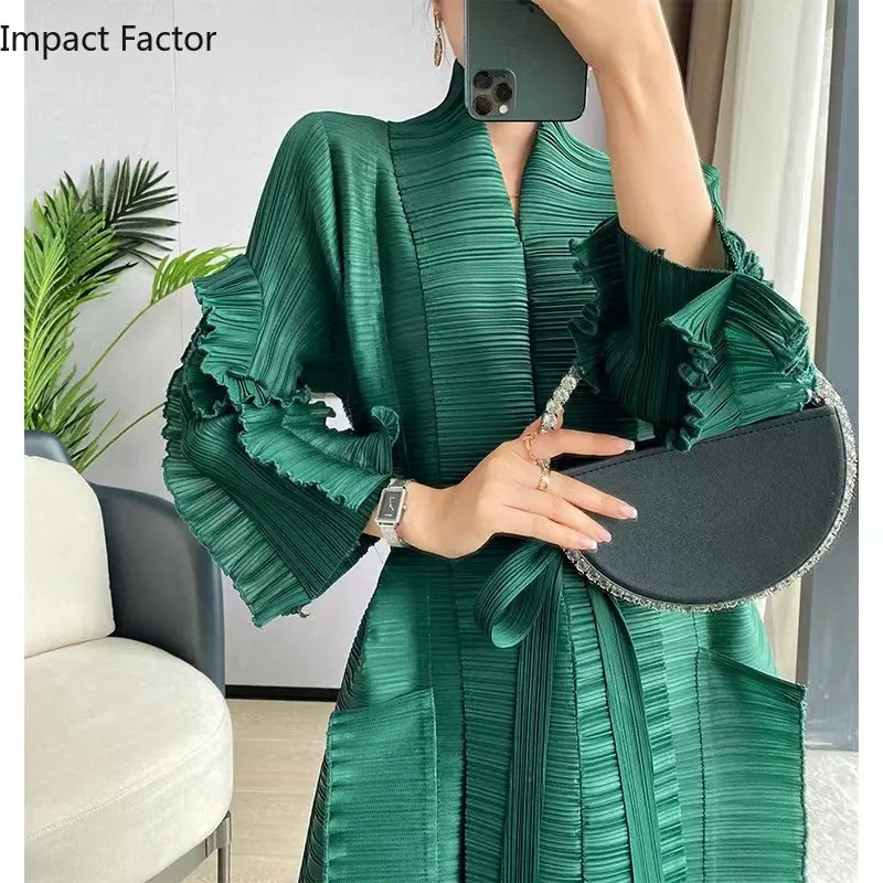 

Miyake Pleated French Dress For Women In The Spring Of 2023 We Can Deliver One Piece From Stock