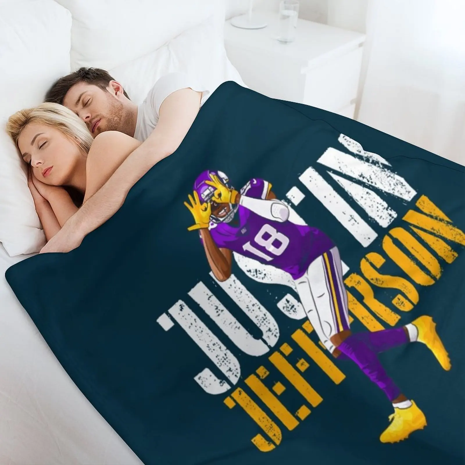 Классическое одеяло JUSTIN JEFFERSON винтажное зимнее постельное белье для дивана