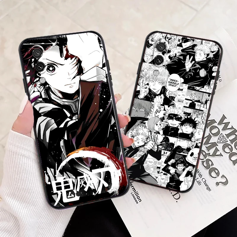 

Anime For Xiaomi Redmi 9 9C 9A 9AT 9i Phone Case Liquid Silicon Soft Back