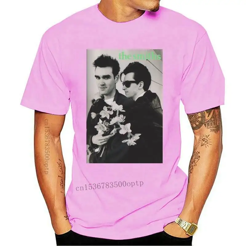 

Мужская одежда, футболка Vtg 90s The Smiths Band, Мужская футболка, 100% хлопковые рубашки с принтом, Мужская футболка из 100% хлопка