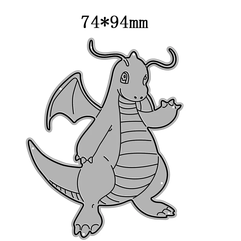 Новинка 2022 удлиненные короткие штампы из птерозавра для скрапбукинга