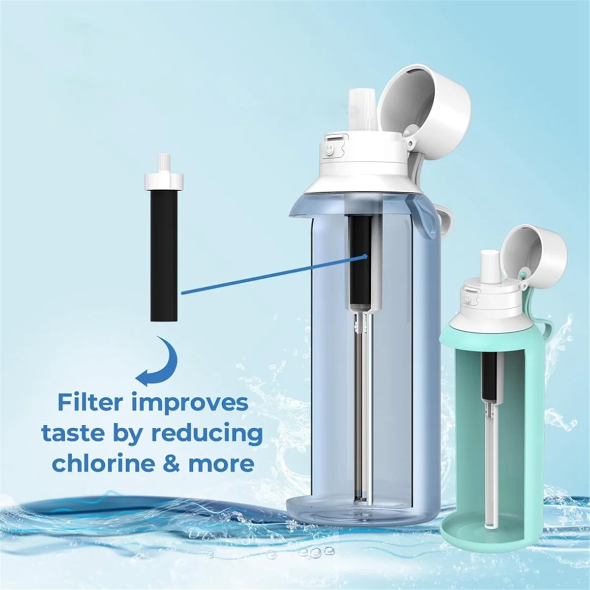 Сменный фильтр для бутылки с водой Brita BB06 прочный и спортивный (20 упаковок)