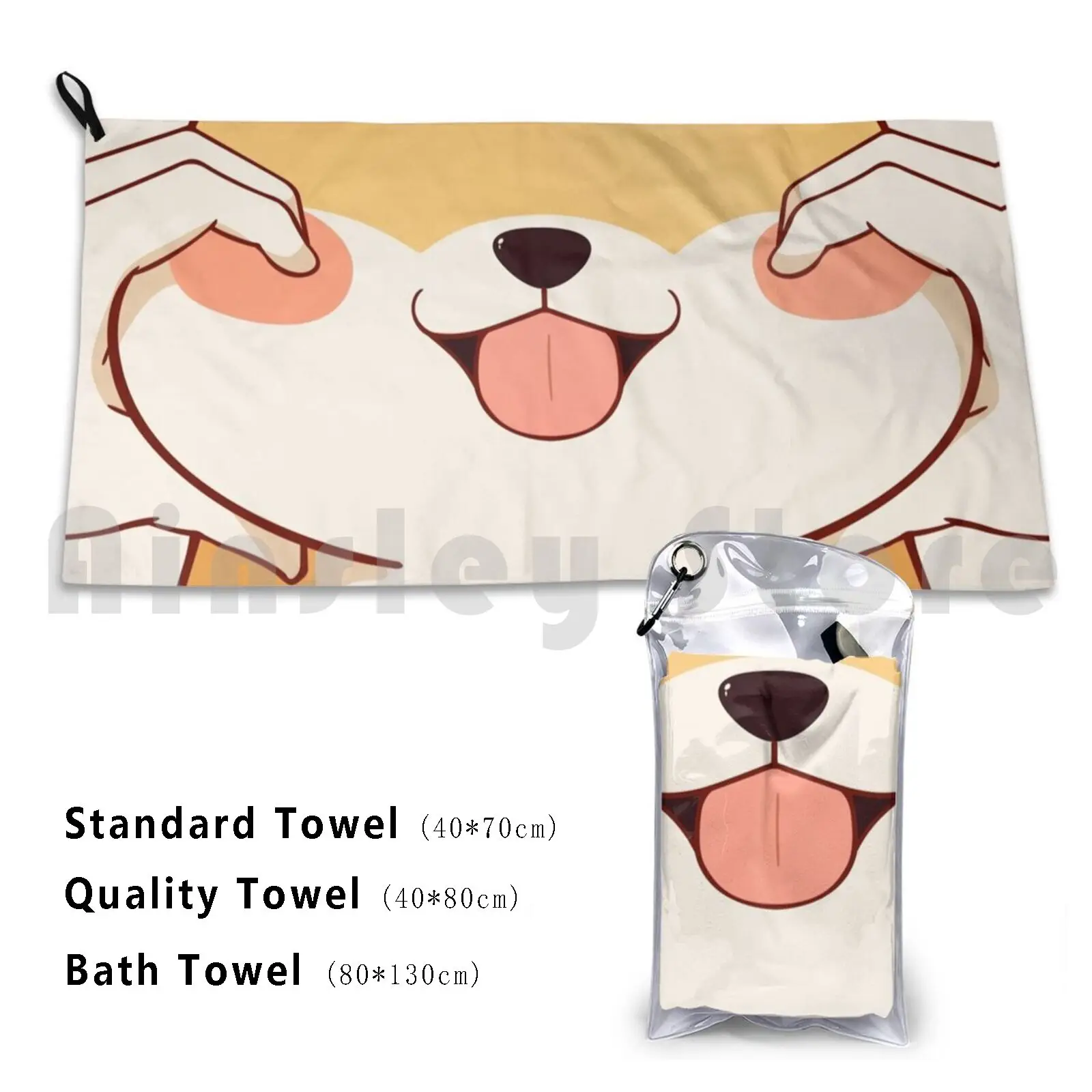 

Милая собака! Банное полотенце, Пляжная Подушка, милая Сиба-кавайная Сиба-догго собака, милые очаровательные щеки, японское аниме милое