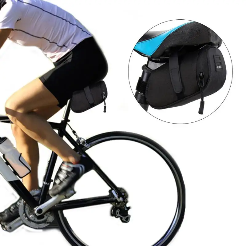 

1~5PCS Bike Frame Front Tube Bag Nylon Waterproof Storage Saddle Seat Bicycle Cycling Tail Rear Bag Bicycle Accessories