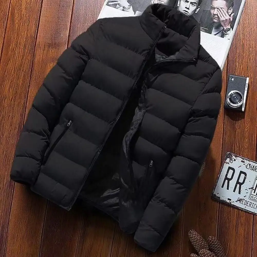 Men's Winter Jackets Warm Down Coat Zipper Men Parkas Thick Casual Outwear Fashion Windproof Casaul Male Streetwear Clothes