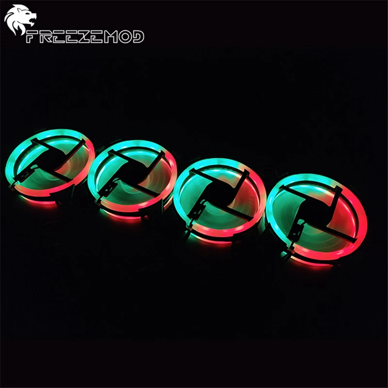 FREEZEMOD Аврора Радуга цветная (RGB) вентилятор (5 шт.) компьютер 12 см полный Цвет