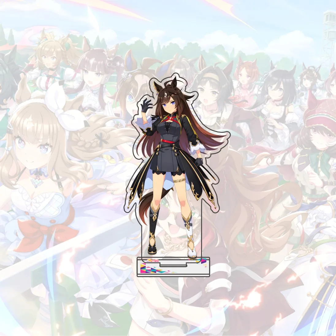 Акриловая фигурка персонажа из игры Umamusume: Pretty Derby, 15 см, новая, полная модель, настольное украшение, подарок для фанатов, брелок, часть 1 (art.: 3920d8bf729df) - 3920d8bf729df