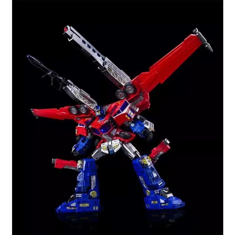 Новинка в наличии Transform Robot Toy and Roll Out TR-02A Commander of Star OP Galaxy Convoy Metallic Ver. Фигурка