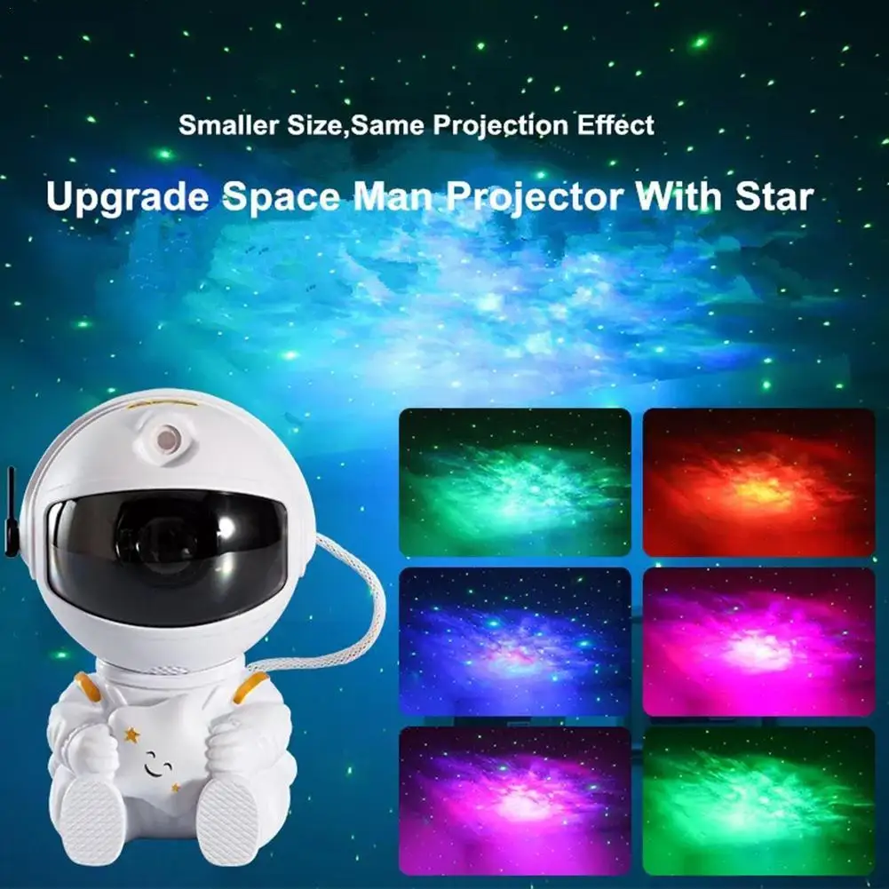 

Astronaut Projector Starry Sky Galaxy Stars Projector Night Light LED Lamp For Bedroom Room Decor Decorative Nightlights La A2X4