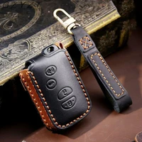 car key case cover bag for toyota land cruiser prado 150 camry prius crown keychain holder accessories car styling holder shell