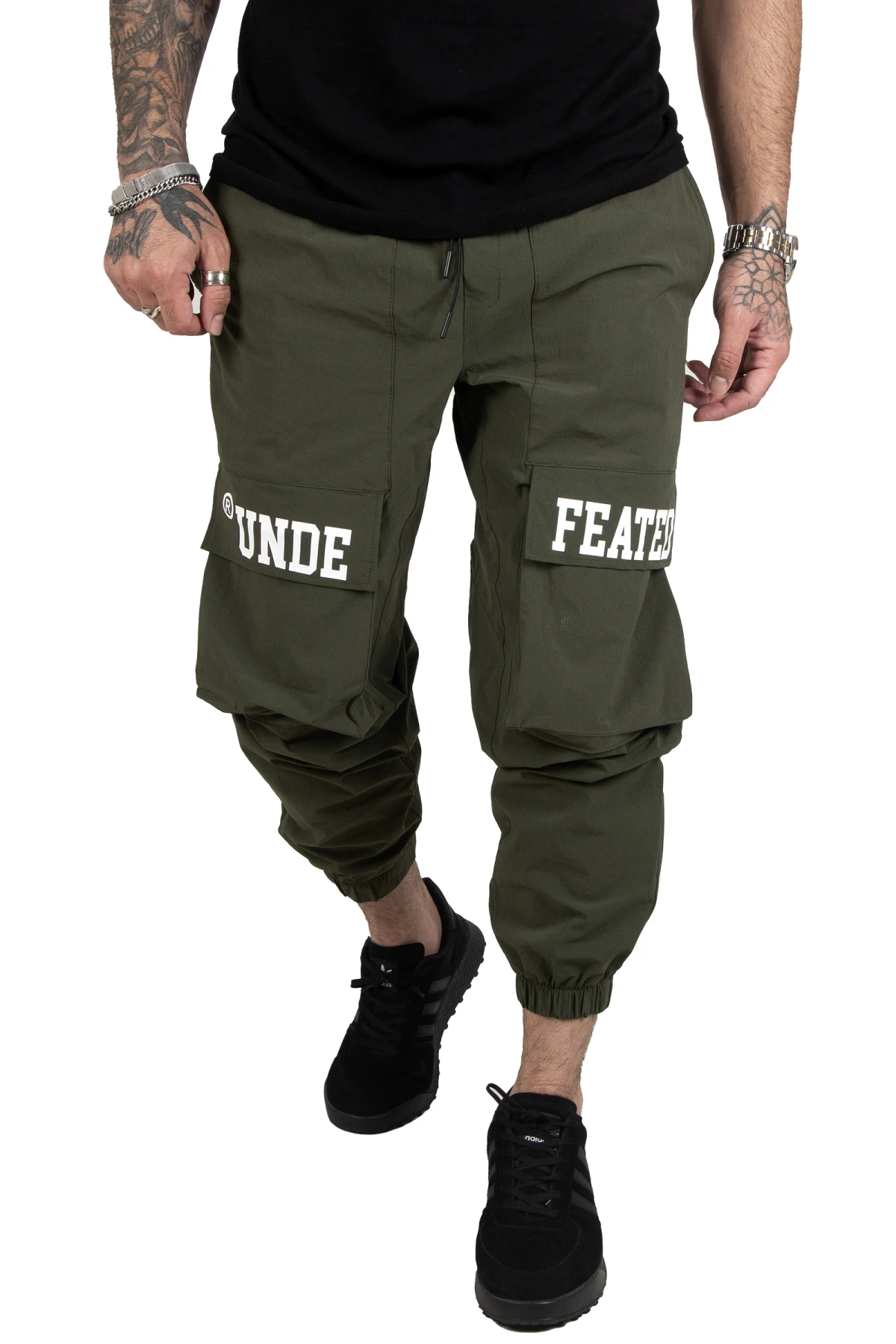 

DeepSEA waist and pashy bag pocket printed men's parachute fabric trousers 2203691