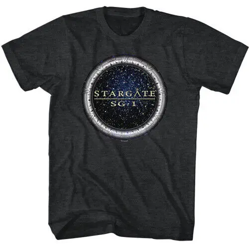Черная футболка Stargate SG 1 Circle